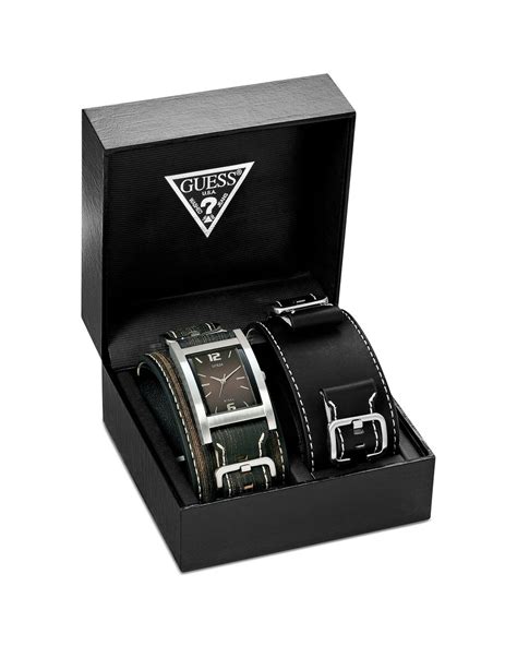 guess interchangeable watch straps.